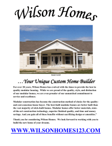 For over 20 years, Wilson Homes has evolved with the times to