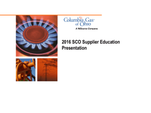 2016 SCO Supplier Education Presentation