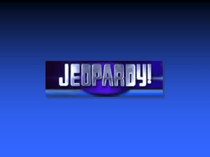 Jeopardy Chapter 5