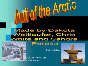 Inuit of the Arctic Powerpoint 1