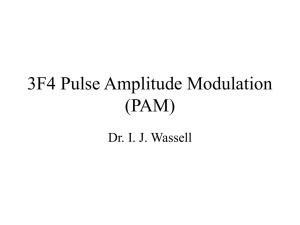E5 Pulse Amplitude Modulation (PAM)
