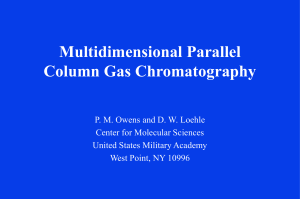 Multidimensional Parallel Column Gas Chromatography