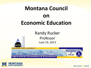 ELM 6 - Prices (PPT) - Montana Council on Economic Education