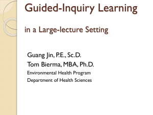Guided-Inquiry Learning