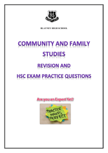 HSC Exam Practice Questions - adams