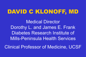 David C. Klonoff, MD