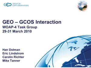 GEO/GCOS (session 4)