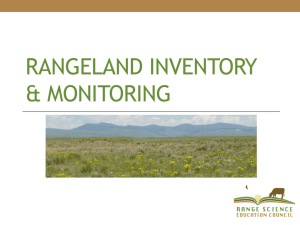 Rangeland Inventory and Monitoring