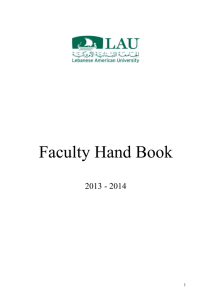 Dear Colleagues - LAU | Faculty Senate