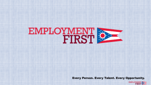 - Employment First