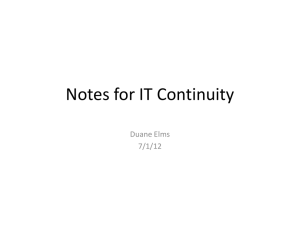 Notes-for-IT-Continuity