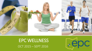 What IS epc wellness? - Brookville Local Schools