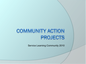 Community Action Projects