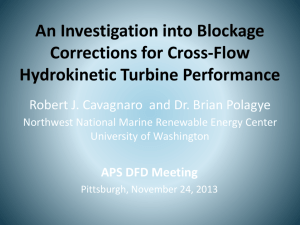 Blockage Corrections - University of Washington