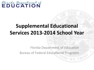2013-2014 SES Provider Application Technical Assistance