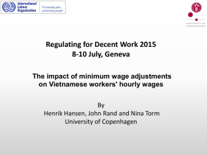 presentation - Conference of the Regulating for Decent Work Network