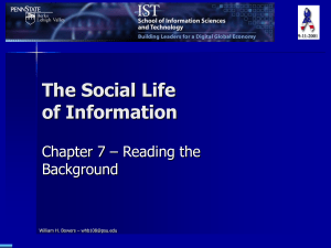 The Social Life of Information - Chapter 7