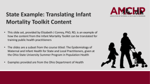 Day 5 slides - Association of Maternal & Child Health Programs