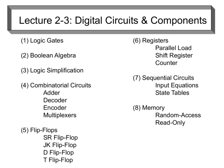 Lectures 2 and 3 (PowerPoint format)