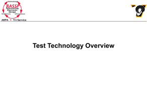 Test Technology Overview Module