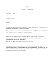 MBA 570x Homework 3 – Due 12/5/2012 1. Chapter 4: 5, 10, 12 2