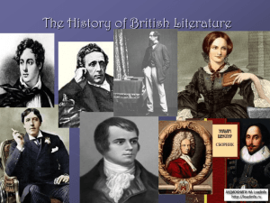 The History of British Literature