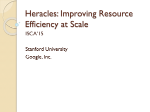 Heracles: Improving Resource Efficiency at Scale