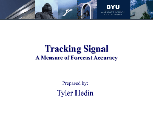 Tracking Signal
