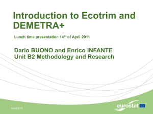 (2011), Introduction to Ecotrim and DEMETRA+