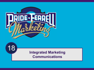 Marketing 12e - Pride and Ferrell