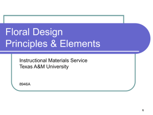 Floral Design Principles & Elements