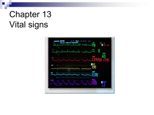 Ch 13 vital signs