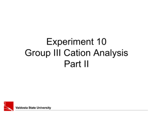 Experiment 10B - Valdosta State University