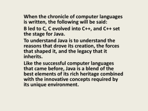 Java run-time system