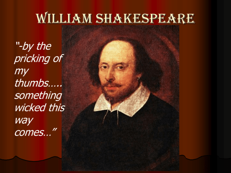 william shakespeare detailed biography