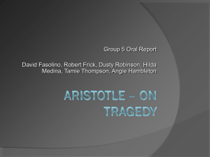 Aristotle – On Tragedy - MSEAS