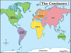 Continents Close-Up