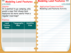 Modeling Land Features