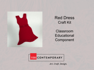Craft Kit 4: Red Dress PowerPoint