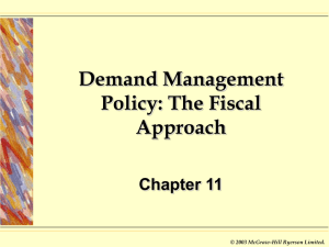 Demand Management Policy