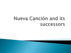 Nueva Canción and its successors