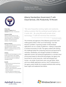 Windows Server 2008 R2 Customer Solution Case Study Albania