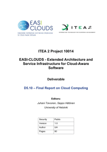 D5.10-Final_report_on_cloud_computing - EASI