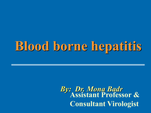 Lecture 9- HBV Medical school 2013