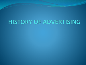 Advertising is