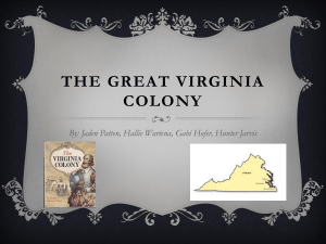 The Great Virginia colony