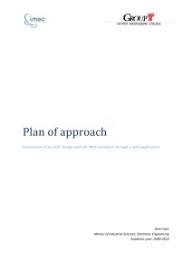 Plan of approach