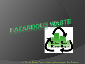 Should the export of hazardous waste be entirely banned?