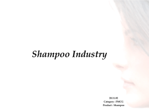 Shampoo Industry