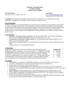 Unit II: Supply, Demand - Community Unit School District 200